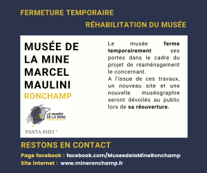 Musée de la Mine Marcel Maulini fermeture temporaire