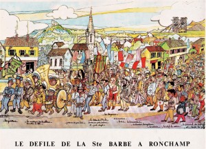 Poster du défilé de la Sainte-Barbe